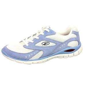 🏃🏻‍♀️Dr. Scholl’s Leather & Mesh Running/Walking Shoes, Sz 9.5 M, White/Blue